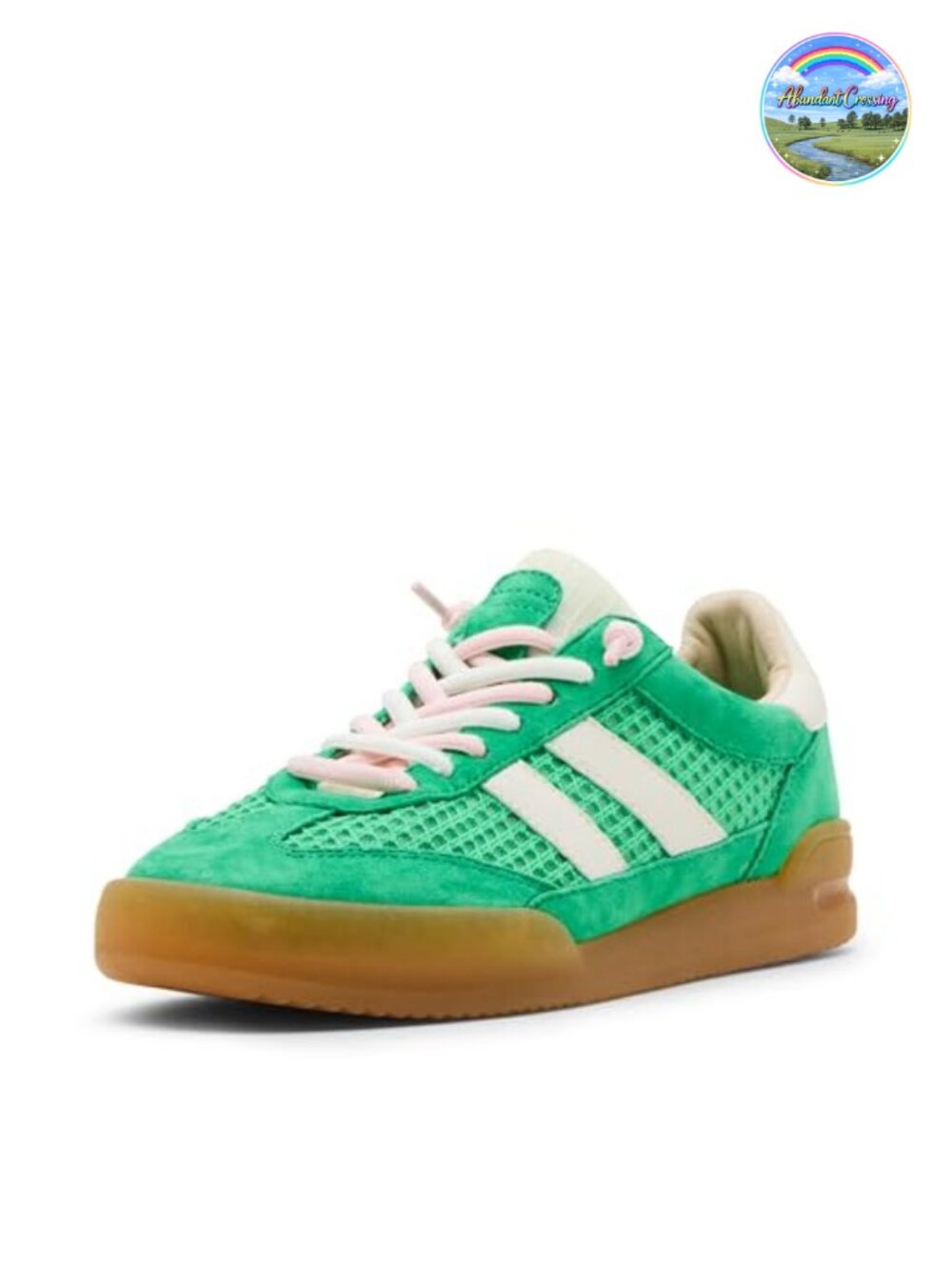 Suede Mesh Lace-Up Fashion Sneakers Breathable Low Top True to Size